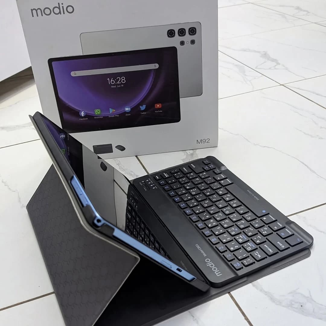 MODIO M92 2-in-1 Tablet – 16GB RAM | 1TB Storage | Dual SIM | 10,000mAh Battery